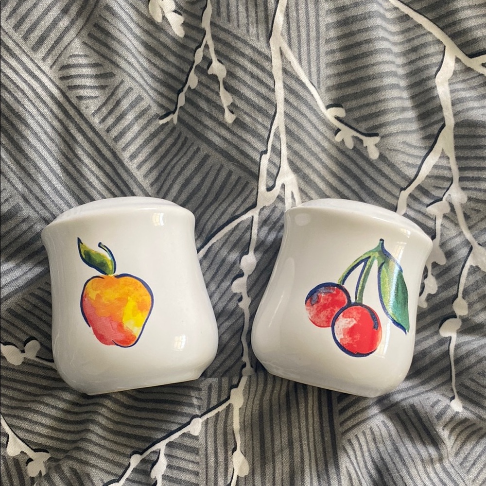 Fruit Design Ceramic Salt & Pepper Shakers